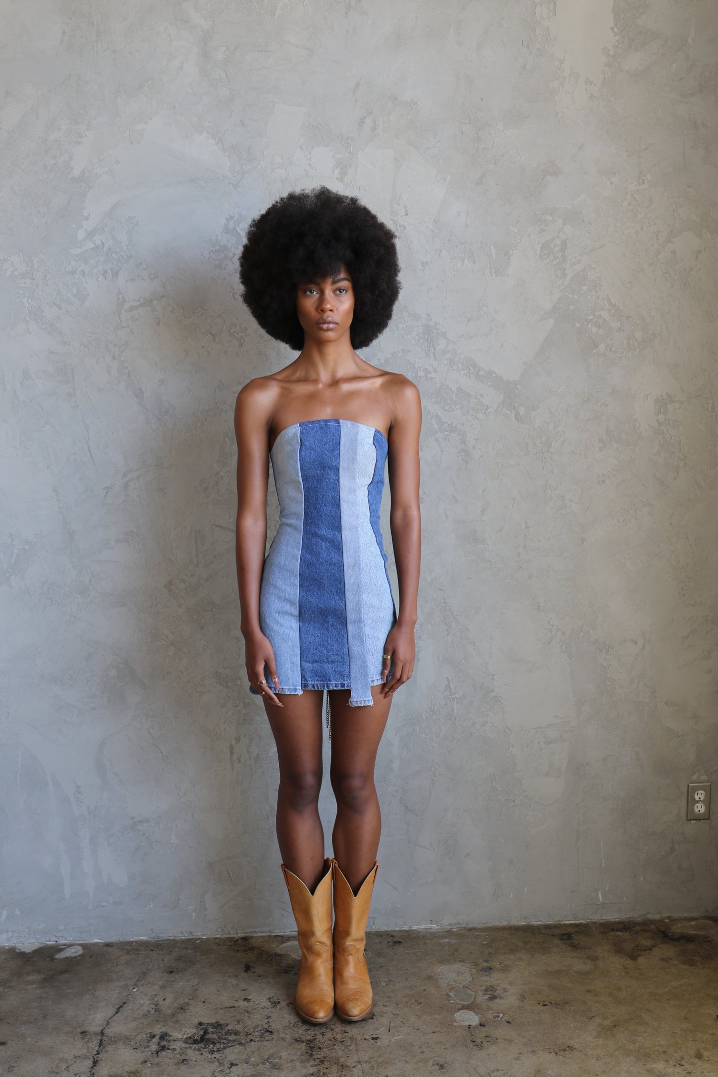 Denim Corset Dress
