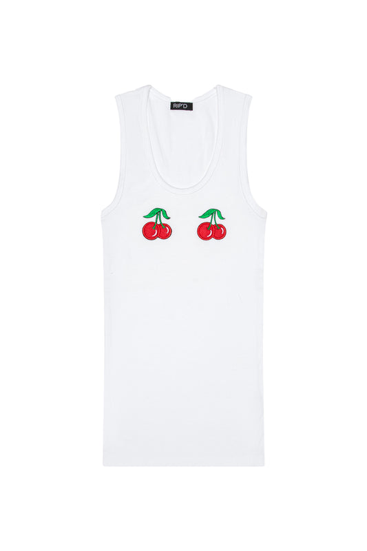 Le Cherry Wife Beater