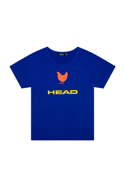 Blue Chicken Head Tee