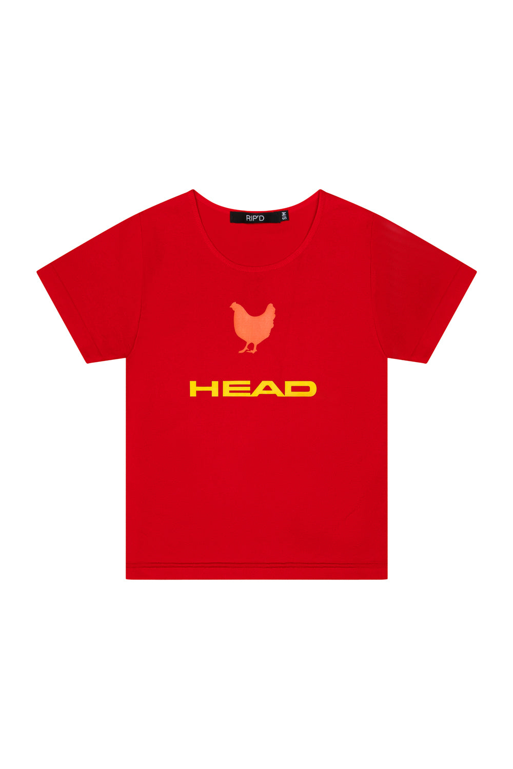 Red Chicken Head Tee